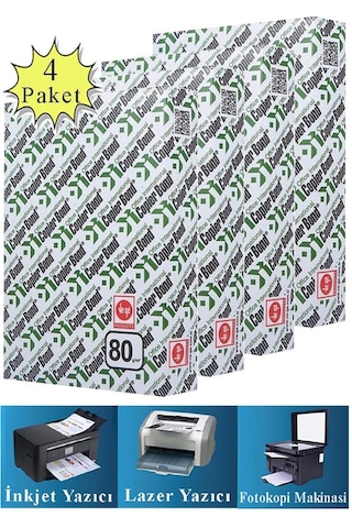 Copierbond Fotokopi Kağıdı A4 80 Gr 500 Lü 4 Paket