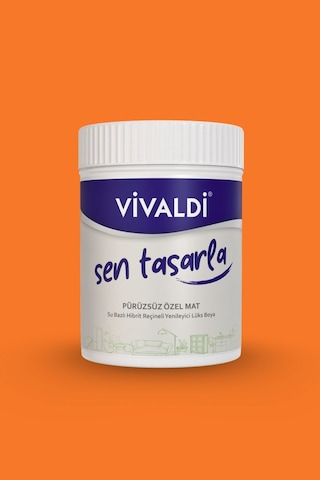 Vivaldi Tüm Yüzeyler İçin Su Bazlı Akrilik Yenileme Boyası 0,5 L