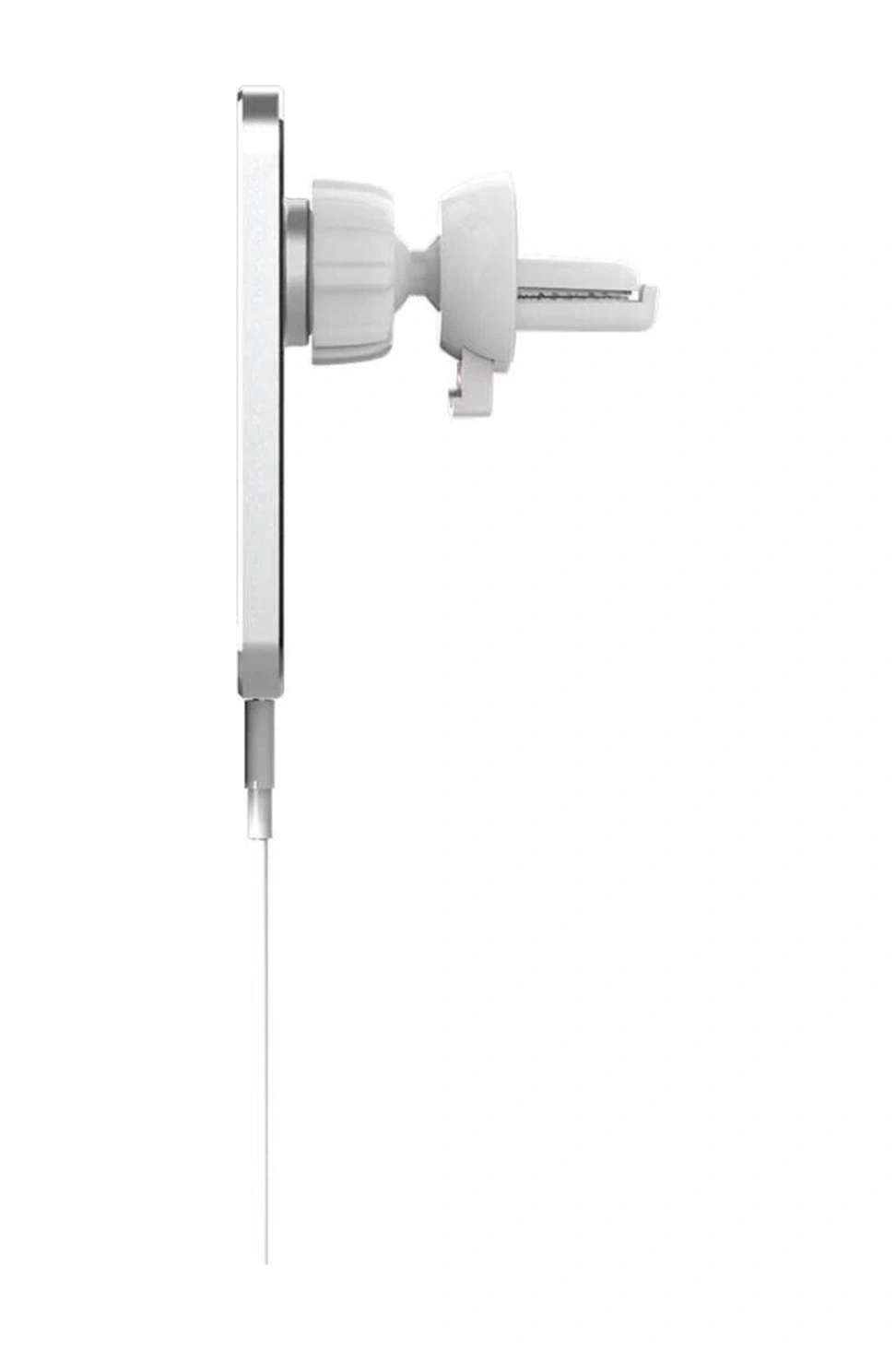 Huawei Pura 70 Pro İle Uyumlu 15w Beyaz Kablosuz Şarjlı Mıknatıslı Araç Tutucu Beyaz