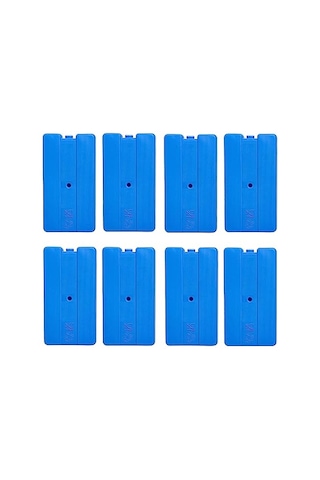 Ankanorm Buz Aküsü Buz Kasedi Ice Box 8nanli Set 370 Ml X 8, Ankanorm, Mavi Çok Renkli