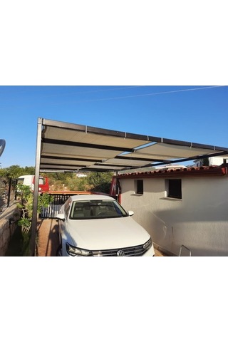 Morilu Bahçe Brandası - Yüzde 95Lik - Krem - Şeritli Halkalı