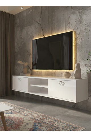 Resital Tv Ünitesi S1835-1 Beyaz Beyaz