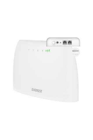 Everest Ewr-4g03 4g Lte Wi-fi Router Sım Kart Girişli 300 Mbps 2.4ghz Wan/lan Portlu Kablosuz Yönlendirici-202346