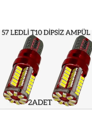 Efnlux T10 5W 57 Ledli Oto İç Lamba Park Plaka Led Ampul Beyaz