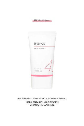 Aydınlatıcı Ve Nemlendirici Güneş Kremi All Around Safe Block Essence Sun Ex Spf45/pa+++ 50ml