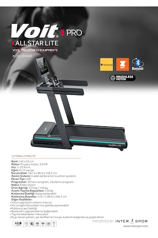 Voit Pro Allstar Lite Koşu Bandı