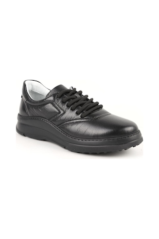 Libero Lz4506 Dikiş Detaylı Antik Görünümlü Kalın Hafif Eva Taban Kadın Sneaker Siyah