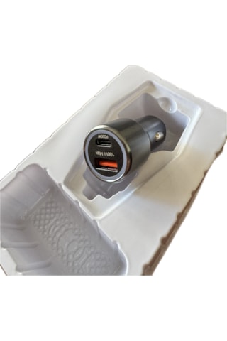 Point Araç İçi Çakmaklık Şarj Cihazı Usb Ve Typ-c Çıkışlı 100w Hı