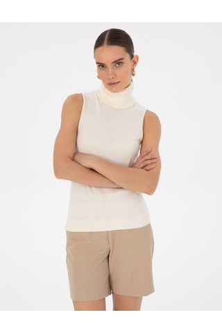 Pierre Cardin Kadın Ekru Kazak /triko 50316336-vr019 Ekru