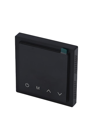 Moveevo Mh1828a Siyah Akıllı Zemin Isıtma Termostati - Led Ekranlı, 16a, 1 C Hassasiyetli, Kaza Kilitli, Kesinti Belleği, Ac85-250v Uyumlu