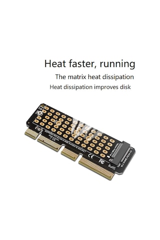 Xurunkeji M.2 Nvme - Pcı-e 4.0 Adaptör Kartı M.2 M-key Yuvası 1u Sunucuyu Destekler