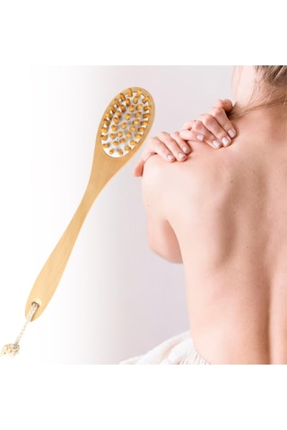 Homyl Ev Seyahat Oteli Için Çift Taraflı Duş Fırçası Uzun