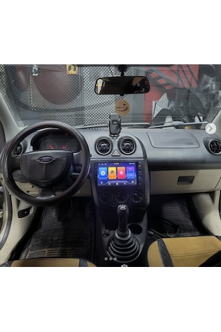 For-x Ford Fiesta-fusion 2002-2005 -9''android Gerçek 2+32 Gb / 4 Çekirdek 1.6ghz / Wıfı 5.0ghz / Bt 5.4-kablosuz Carplay-hd Kameralı-teknik Destekli 9"