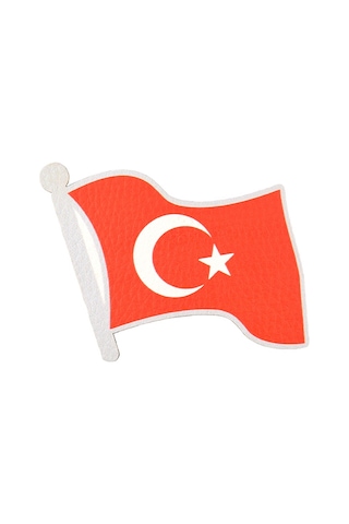 Dalgalı Türkiye Bayrak - Cırt - Patch - Peç - Arma Kırmızı