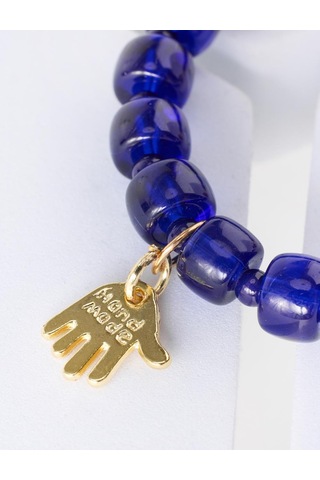 Jimmy Key Jimmy Key Lacivert Boncuk Detaylı Modern Bileklik 6sw348335494