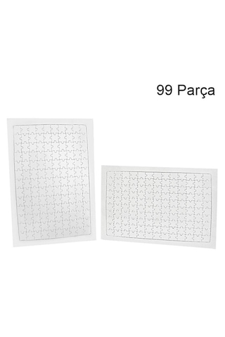 Kişiye Özel Fotoğraf Baskılı Süblimasyon Dikdörtgen Puzzle A4 - 99 Parça
