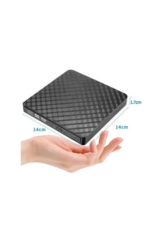 Sones 633 Eşkenar Dörtgen Desenli Usb3.0 Bilgisayar Dizüstü Bilgisayar Harici Optik Sürücü Yazıcı Dvd Yazma