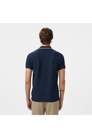 Nautica Erkek Lacivert Classic Fit Polo Yaka T-shirt Düz K55348t Lacivert