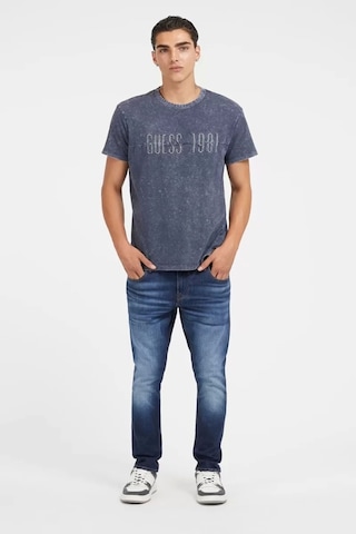 Guess Erkek Denim Skinny Fit Jeans Lacivert