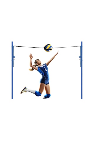 Voleybol Smaç Antrenmanı - Asma Aparatları Dahil - Ürün İçerisinde Top Yoktur. Mavi