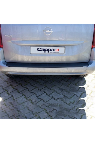 Cappafe Opel Combo E Arka Tampon Eşiği Koruma Abs Mat Siyah 20 N11.20077