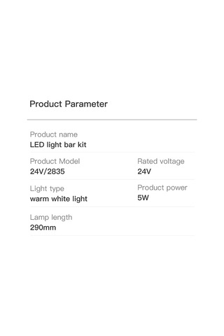Ximistore9 Ender-3 Serisi Uyumlu 24v Led Işık Çubuğu - 5w Sıcak Beyaz Işık, Titresimssiz, Uzun Ömürlü, Creality 3d Yazıcı Aksesuarı