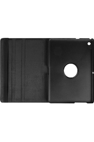 Huawei Uyumlu T3 7 Inc Zore Dönebilen Standlı Kılıf-Siyah