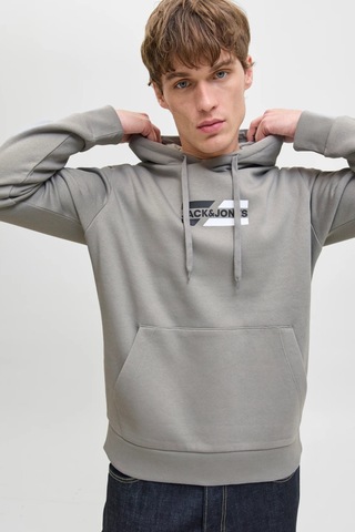Jack & Jones Erkek Sweat 12268422 Gri Gri