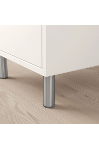 Ikea Eket 4'lü Mobilya Ayağı 10 X 3 Cm Krom