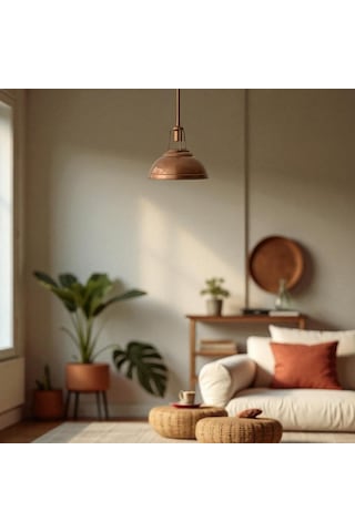 Elan Bakır Sarkıt Avize Bakır