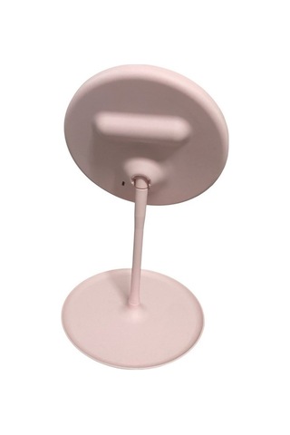 17cm Şarjlı Işıklı Makyaj Aynası 6747 Pembe