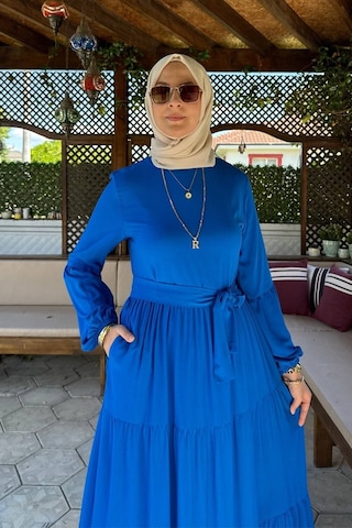 Rabia Şamlı Asil Elbise Saks Normal