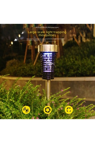 Reedark Güneş Enerjili Dış Mekan Kovucu Işık - Bahçe/ev İçin Su Geçirmez Led - 6-12 Saat Sürekli Aydınlatma - Entegre Haşere Kontrolü