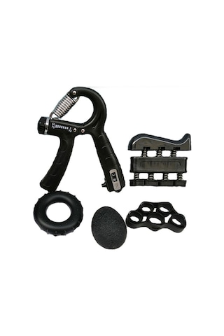 Suntek Ayarlanabilir Bilek Gücü Spor Salonu Egzersiz El Kavrama Siyah