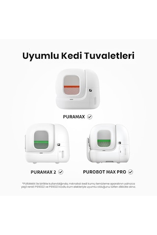 Petkit Geniş Delikli Kum Temizleyici Manyetik, Pratik Set