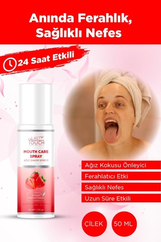 Tr Nefes Tazeleyici, Ağız Kokusu Önleyici Sprey 50 Ml Çilek