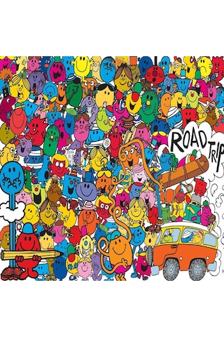 14452 Puzzle 1000 Mr Men Lisanslı 1000 Parça Yetişkin Puzzle