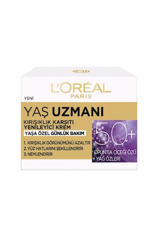 L'Oreal Paris 50+ Yenileyici Krem 50 ML