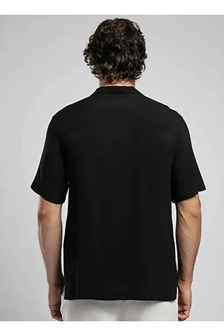 Lee Cooper Faylın Erkek Kısa Kol Dokuma Gömlek 252 Lcm 241020-27733 SİYAH