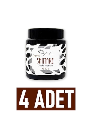 Ayhan Ercan Organik Shiitake Mantarı 4 x 80 G