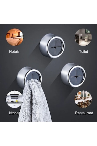 3 Adet Olmayan Delme Bulaşık Bezi Depolama Klip Dishcloth Klip Diğer