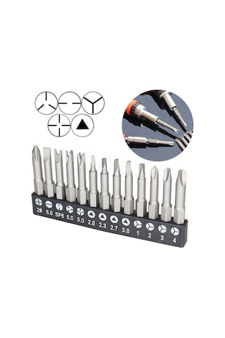 4-13 Adet Özel Şekianavida Bit Aracı Aksesuarları
