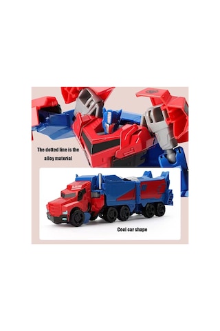 Transformer Metal Gövdeli Optimus Prime Robota Dönüşen Araba Bumble Bee