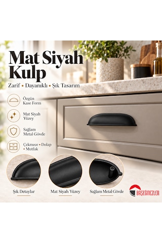 Haskan Tas Kulp Siyah 96 Mm