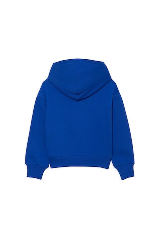 Mavi - Mavi Logo Baskılı Mavi Kapüşonlu Sweatshirt 6610110-70896 Mavi