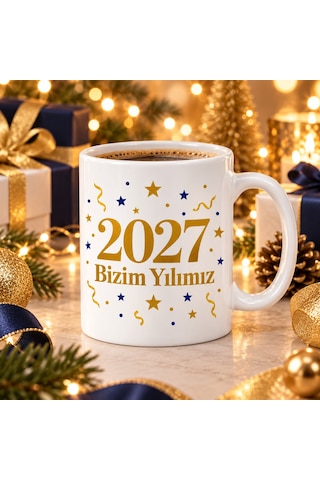 Storeşahin 2027 Bizim Yılımız Tasarımlı Porselen Kupa - Model 396 Shn0720 Çok Renkli