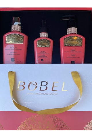 Bobel Keratin Onarıcı Besleyici ve Nemlendirici Bakım Seti