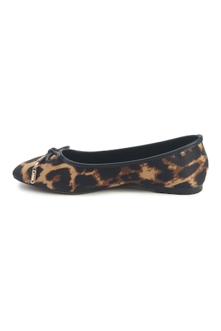 Nine West Veronıc2 5pr Leopar Kadın Babet 000000000102012390 Kahverengi