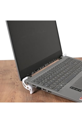 Universal Notebook Macbook Standı Leptop Diz Üstü Bilgisayar Standı Beyaz Renk
