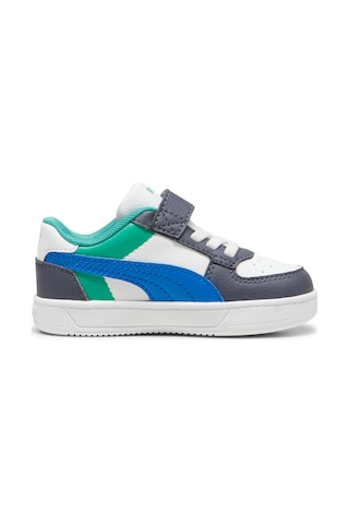 Puma Caven 2.0 Block Ac+ Beyaz Erkek Çocuk Sneaker Beyaz-mavı-grı